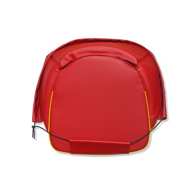 Assise et dossier rembourrs, passepoil jaune