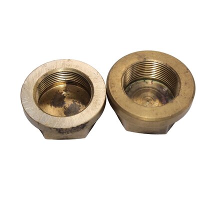 2 x Khlermuttern gebraucht, metrisch M30x1,5 (2 Stck)