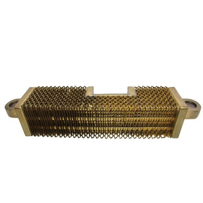 hr5/hr6 Elemento radiatore corto 450 mm, set, 2 pezzi (anteriore e posteriore), 2a scelta, con rientranza sfalsata