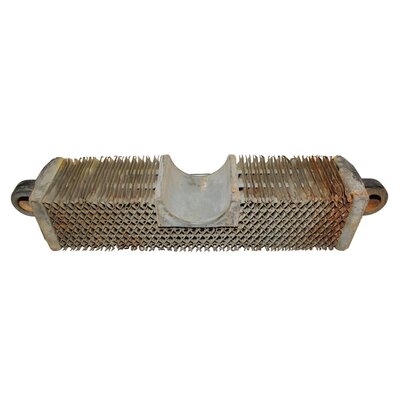 Khlerelement lang, 500mm (Augenabstand Mitte/Mitte), mit Einbuchtung