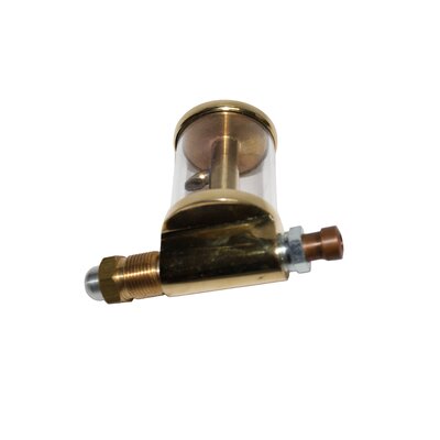 Sight glass return oil at the top of the tank metric connection