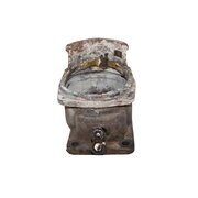 Cover left for 1st and 2nd shaft for alternator drive...