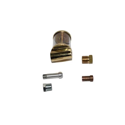 Sight glass return oil at the top of the tank inch connection