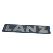 Schild &bdquo;Lanz&ldquo;, ltere Nachfertigung, 260x60mm