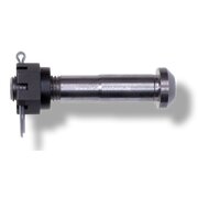 Connecting rod screw, with castle nut and split pin