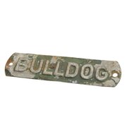 Cartel Bulldog, original, 125x35mm