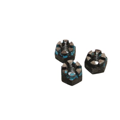 3 x Kronenmuttern 1/2 BSW