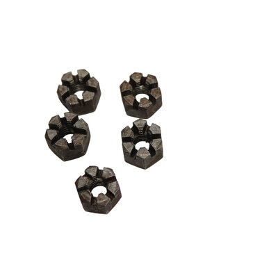 tuerca de castillo 5 x 3/8 bsw, sw17