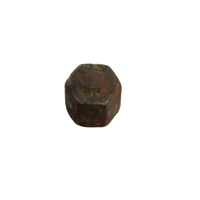 Hexagon nut for exhaust (brass), metric