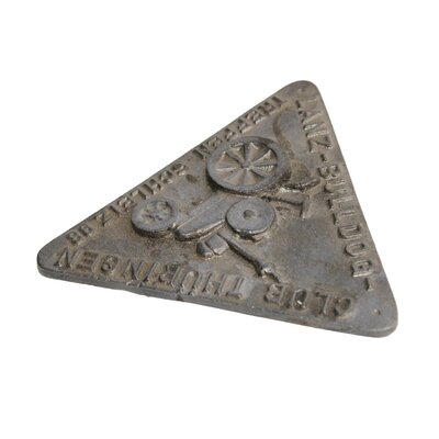 Plakette, Gedenktafel Lanz Bulldog Club Thringen, Schleiz 1998