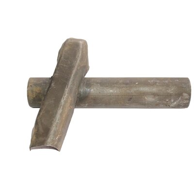 Pipe with oil catch plate, 250mm