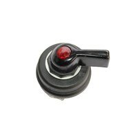 Blinker switch, rotary switch, dual-circuit switch