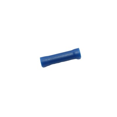 Butt connector blue, crimp connector 1.5 - 2.5 mm, din 46245