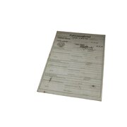 Vehicle registration document d2016, no. 284209