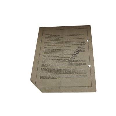 Vehicle registration document d3606, No. 660525