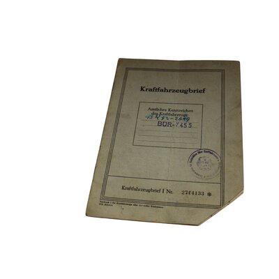 Documento di circolazione Lanz n. 213978, d7506 Tuttofare