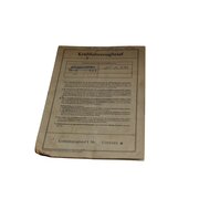 Kraftfahrzeugbrief Lanz D1616, Nr. 162127