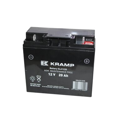 Battery 12 Volt, 20Ah, for mounting on dashboard wall