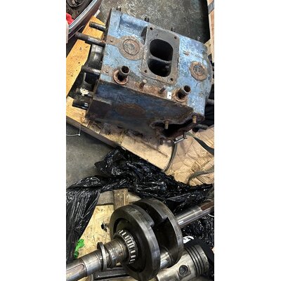 Revisione cilindro, albero motore, bielle, pompe d3606