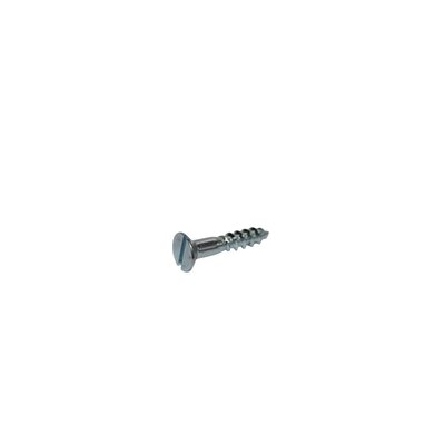 Countersunk wood screw, 4x20, slotted