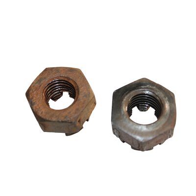 2 x crous  crneaux bsw 3/4 , filetage en ordre