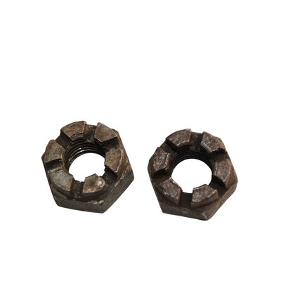 2 x crous  crneaux bsw 3/4 , filetage en ordre