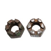 2 x castellated nut bsw 3/4 , thread in order