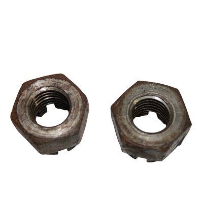 2 x crous  crneaux bsw 3/4 , filetage en ordre