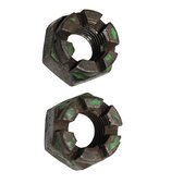 2 x castellated nut bsw 3/4 , thread in order