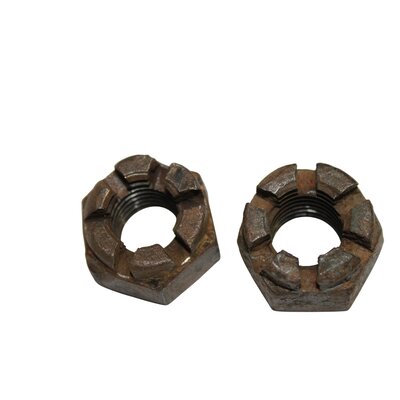 2 x crous  crneaux bsw 3/4 , filetage en ordre