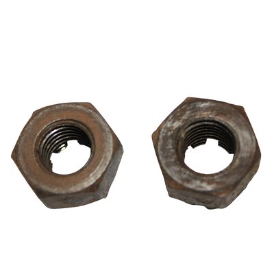 2 x crous  crneaux bsw 3/4 , filetage en ordre