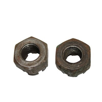 2 x crous  crneaux bsw 3/4 , filetage en ordre