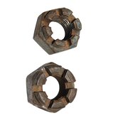 2 x castellated nut bsw 3/4 , thread in order