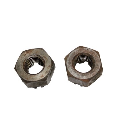 2 x crous  crneaux bsw 3/4 , filetage en ordre