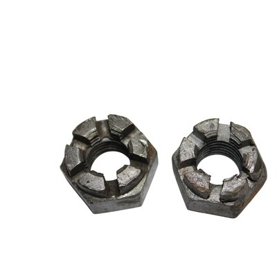 2 x crous  crneaux bsw 3/4 , filetage en ordre