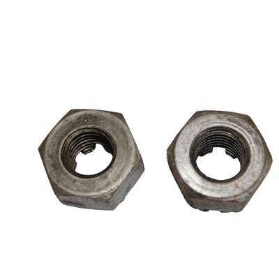 2 x crous  crneaux bsw 3/4 , filetage en ordre