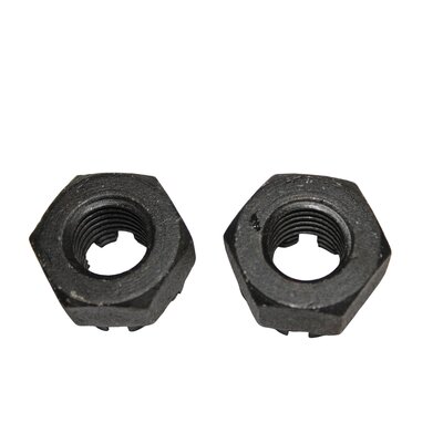 2 x crous  crneaux bsw 3/4 , filetage en ordre