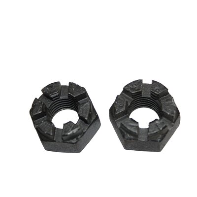 2 x crous  crneaux bsw 3/4 , filetage en ordre