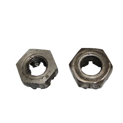 2 x crous  crneaux bsw 3/4 , filetage en ordre