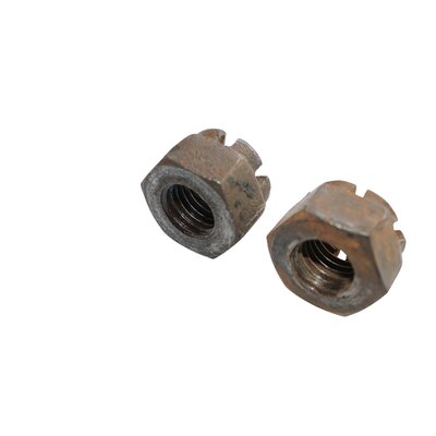 2 x crous  crneaux bsw 3/4 , filetage en ordre