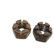 2 x castellated nut bsw 3/4 , thread in order