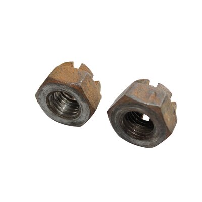 2 x crous  crneaux bsw 3/4 , filetage en ordre