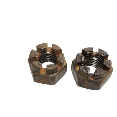 2 x crous  crneaux bsw 3/4 , filetage en ordre