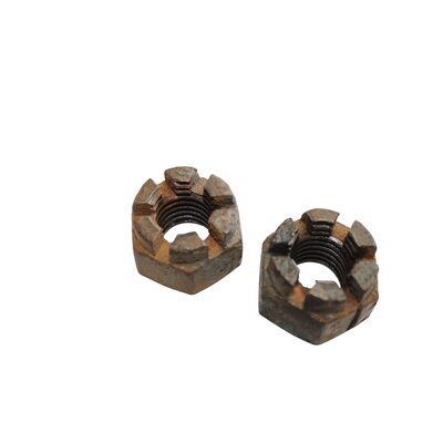 2 x crous  crneaux bsw 3/4 , filetage en ordre