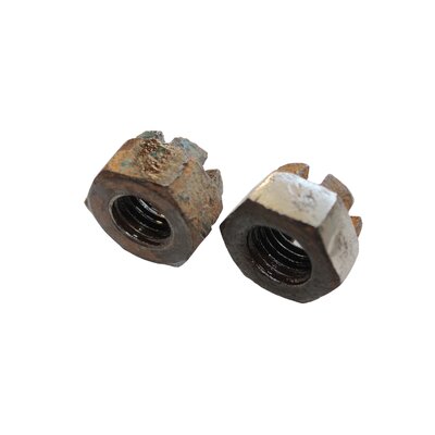 2 x castellated nut bsw 3/4 , thread in order