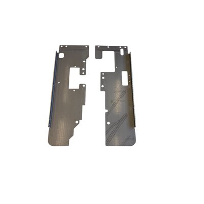 Satz Bodenblech rechts und links