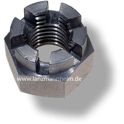 Castle nut for 60020, 60023, 60023a, 60024, 60031, 60031a