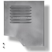 Plaque latrale gauche avec veste et bouton 61091e