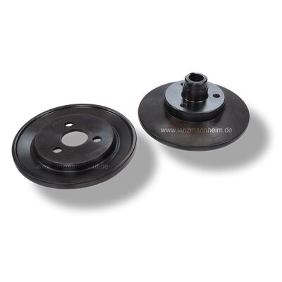 Belt pulley complete with pulleys and nut from Bulldog No. 651905 (for replacement delivery up to Bulldog No. 651904 include 1 cap 1.0788 f 126)