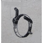 Halterung hinten an Achstrichter